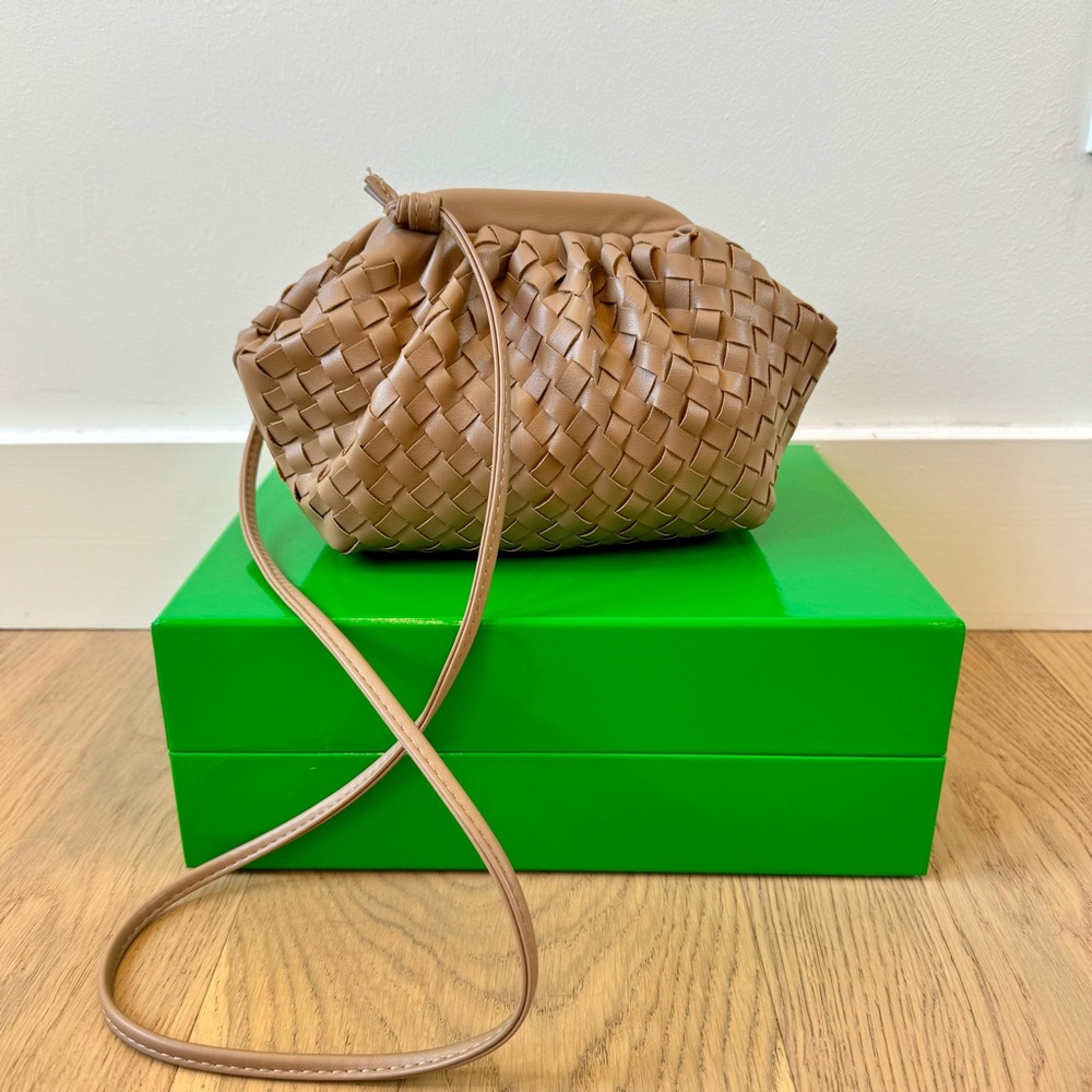 Woven Mini Pouch Bag